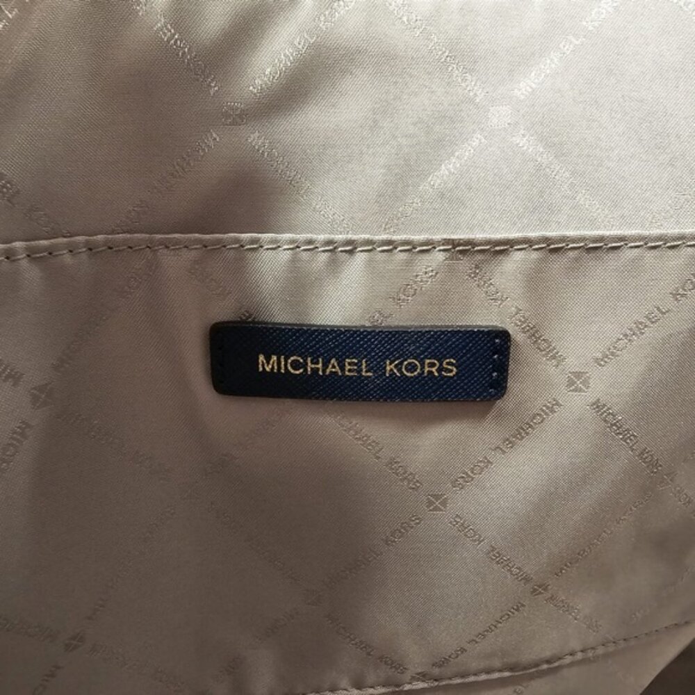 MICHAEL KORS LEATHER LOGO Navy Sady Large Tote Bag IM-1904 F19 35T7GD4T7L 406 - Picture 9 of 16